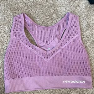 New balance purple sports bra